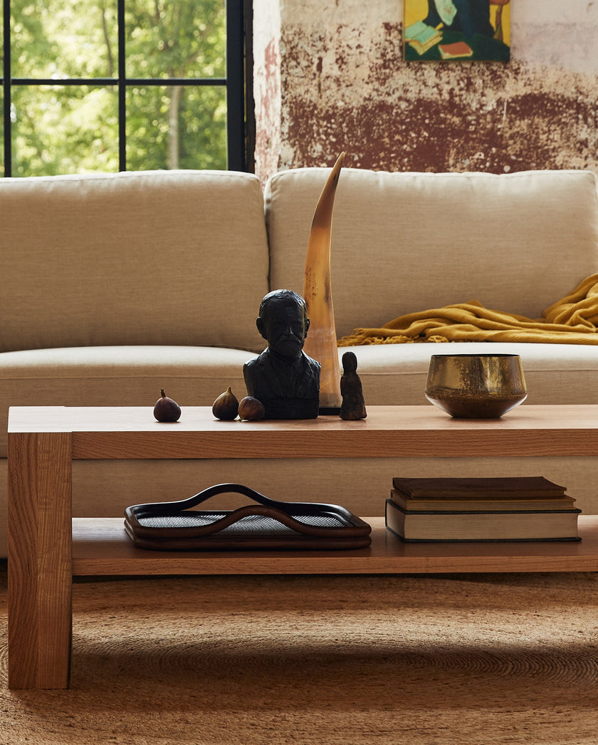Room scene showcasing the Tavern Rectangular Coffee Table