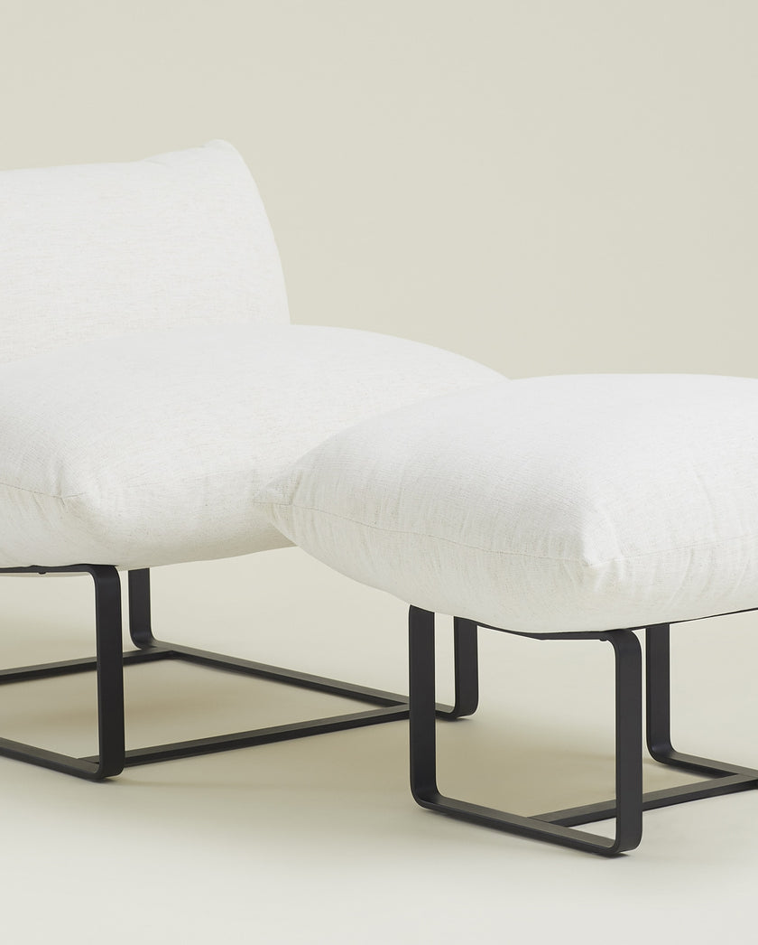 Room scene showcasing the Layton Ottoman