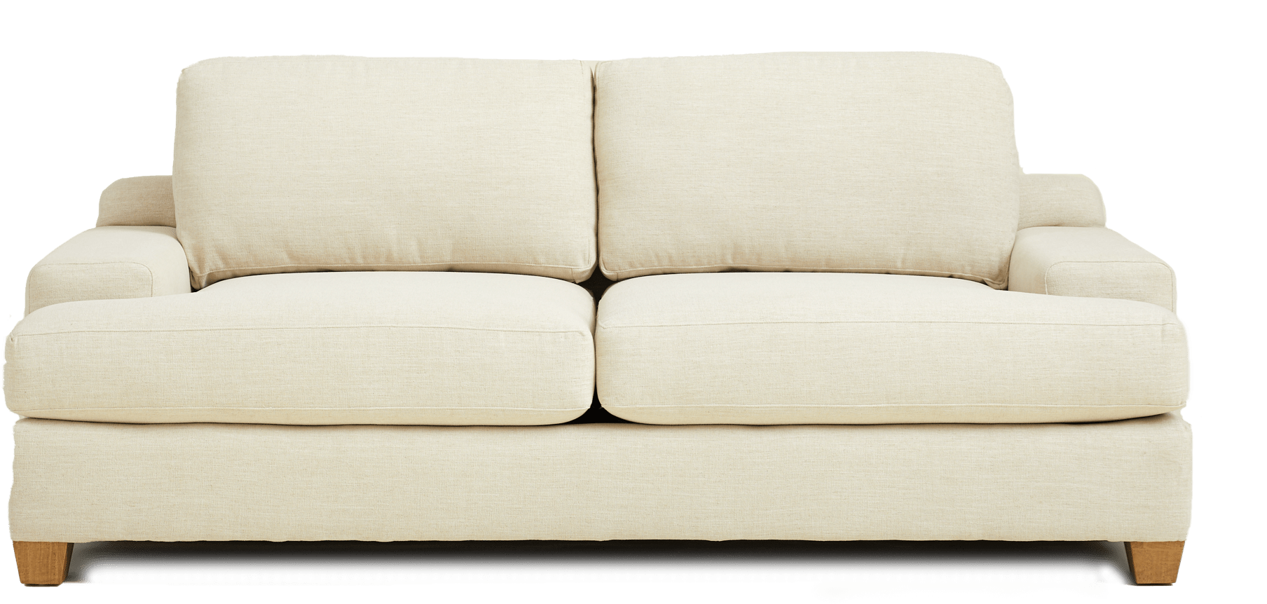 Burke Sofa / Two-Tone Weave / Natural