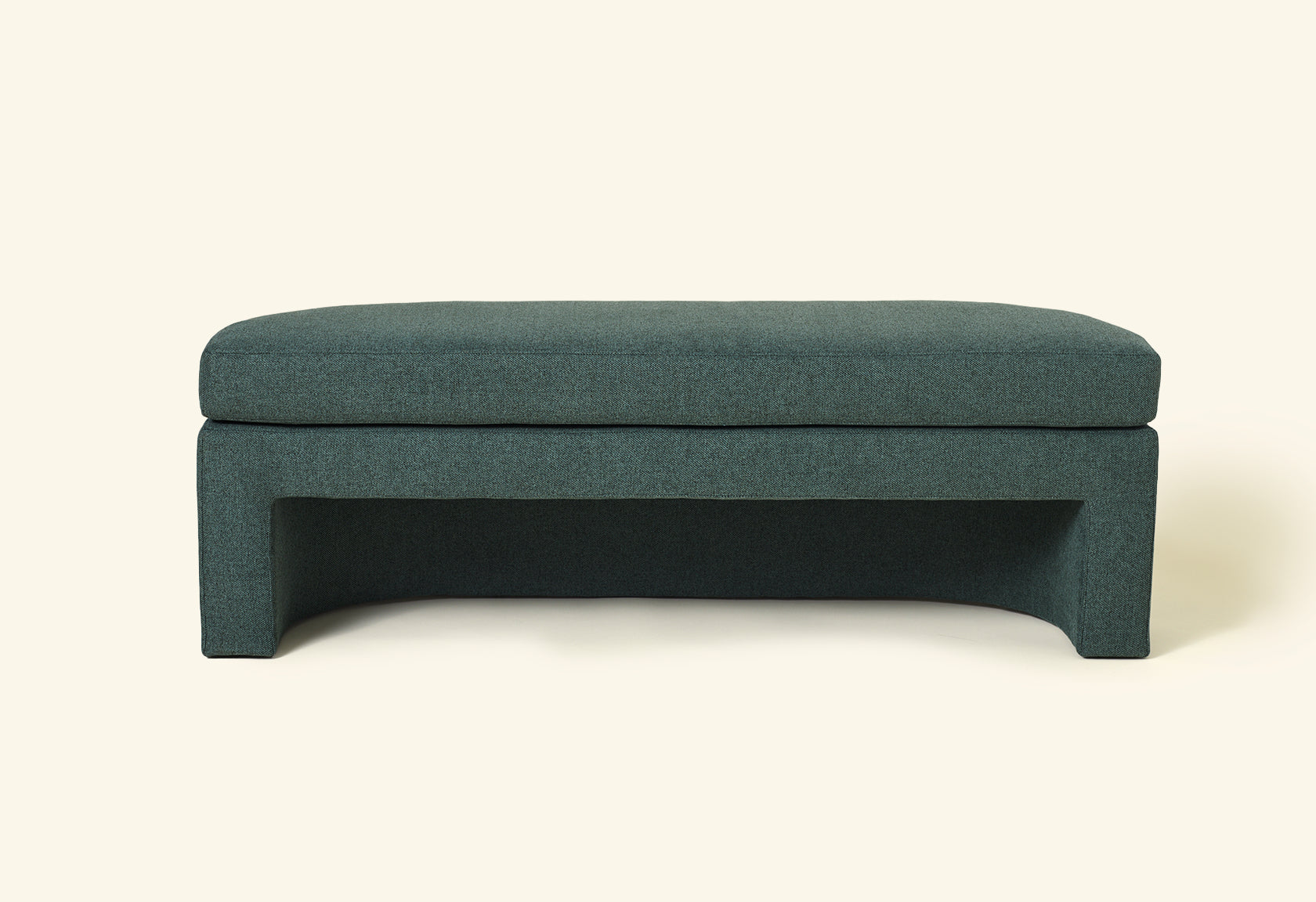 Photo of River Bench in Woven Fleece Spruce