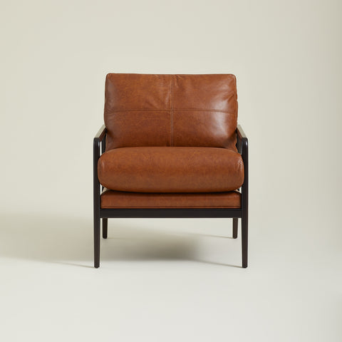 Providence leather match online chair